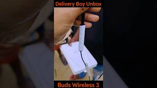 Delivery Boy Unboxing my Realme Buds Wireless 3 #shorts #realme #bluetooth