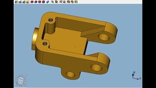 FreeCAD Часть 99. Пример создания модели.