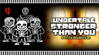 Undertale | Stronger Than You | Battle Animation