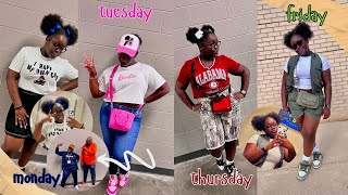 WHAT I WORE IN A WEEK | * HOMECOMING EDITION 🏈🏆 * | Taylor Ayani