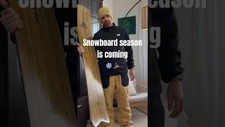 Snowboard season is coming!! #snowboard #snowboarding