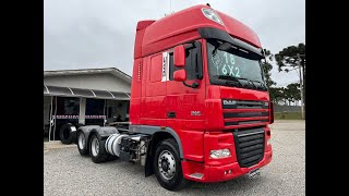 VENDIDO Daf Xf 105 460 Tração 6x2 ano 2018/18 Vermelho *VENDIDO*