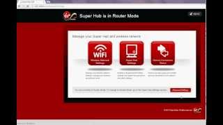 Virgin Media Super Hub Port Forwarding for CCTV online access or Server Setup