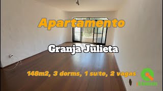 Apartamento à venda na Granja Julieta, 148 metros, 3 dormitorios, 1 suíte, 2 vagas, R$ 1.380.000,00