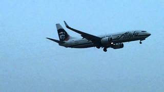 Alaska Airlines 737-800 "Hawaiian Lei" Landing