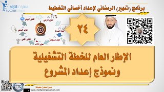 الإطار العام للخطة التشغيلية Operational plan ونموذج إعداد المشروع مع د. محمد العامري