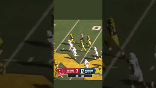 A-MAIZE-ZING Interception & TD Return By Mike Sainristil! #michigan