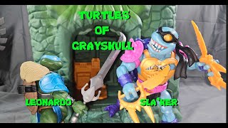 Geekin It Ep142 Turtles of Grayskull Leonardo & Sla'ker review