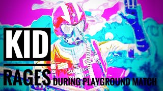 Kid RAGES during Playground match: Fortnite Battle Royale