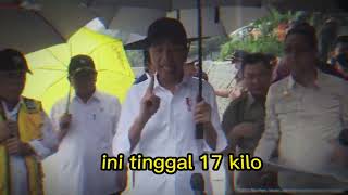 Presiden Joko Widodo Melanjutkan Program Normalisasi kali Ciliwung #shorts