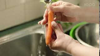 Stay safe from lingering lead - Washing vegetables