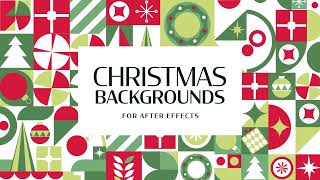 Christmas Backgrounds After Effects Template [ 2023 ] - Top AE Templates