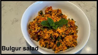 How to make Turkish Bulgur salad | Kisir