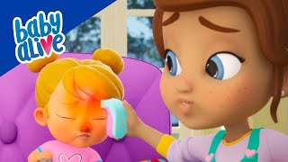 Baby Alive Official💧 Baby Lulu Catches A Cold 💔 👶🏾 BRAND NEW SHOW | Kids Videos and Baby Cartoons 💕