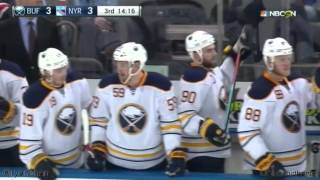 Rangers vs Sabres - 1/25/16 - Zegmus Girgensons goal (2)