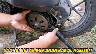 treker cvt dari bahan barang bekas