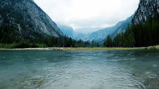 Regen am Bergsee