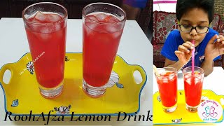 RoohAfza Lemon Drink | Rooh Afza Summer Drink | RoohAfza Sharbat #short #shorts #youtubeshorts