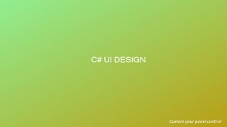 C# Tutorial - Creating Gradient Panel | FoxLearn