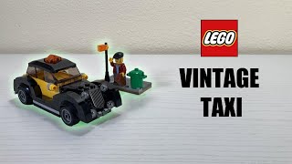 LEGO 40532 Vintage Taxi Speed Build