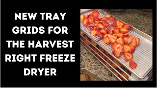 New TRAY GRIDS for the Harvest Right freeze dryer