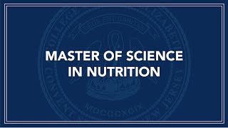 Master of Science in Nutrition