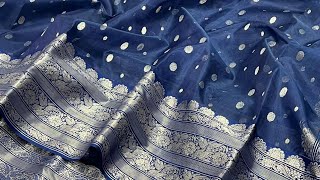 Chanderi silk saree collection || pure handloom saree || saree code 136 || #silk