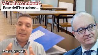 Voto in condotta? Base dell'Istruzione...