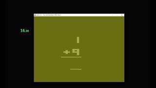BASIC MATH SPEEDRUN USE 27.40 ATARI 2600