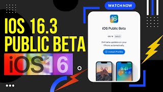 How To Install iOS 16.3 Public Beta Profile On Your iPhone & iPads (iOS 16.3 Beta profile)