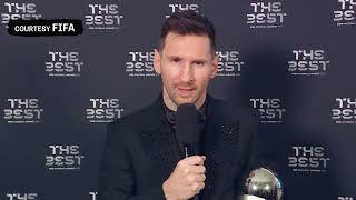 “Culmination of my career” - Messi reflects on the World Cup title as he picks up FIFA Best Award