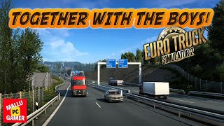 Get together with MTC BOYS! | Euro Truck Simulator Multiplayer Drive | MALAYALAM