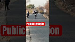 #public amazing reactions🔥🔥 #sunday ride shorts #vlogs #bike #shorts #ride #viral