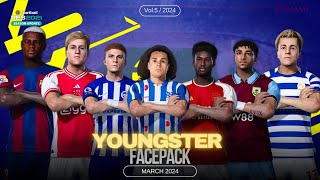 Youngster Facepack Vol.5 Efootball Pes 2021& Footballlife 2024 (SIDER&CPK) PC