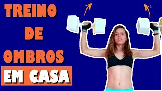 Treino de OMBRO com HALTERES e elastico