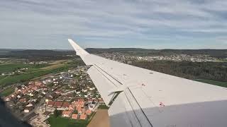 Lufthansa CRJ900 LH2370 Landing in Zurich