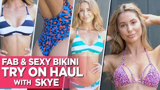 Sexy Bikini Try On Haul With Skye Ft. Fab and Pretty Wicked Weasel Prints