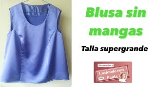 🔵BLUSA SIN MANGAS PARA EVENTOS - Conjunto de blusa, falda y blusón