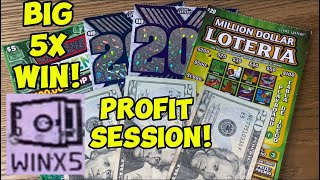 HUGE 5X Winner on NEW $5 Lottery Ticket!