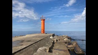 Mangaļsalas mols (Mangalsala breakwater) Riga, 10.08.2021