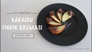 Ev Yapımı Kakaolu Fındık Kreması Tarifi ( Şekersiz )