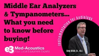 Middle Ear Analyser & Tympanometers