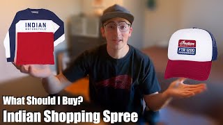 Indian Motorcycle Gave Me FREE Merch: Let’s go SHOPPING!