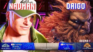 SF6 ▰ NAUMAN (Terry) vs DAIGO (Akuma) ▰ High Level Gameplay