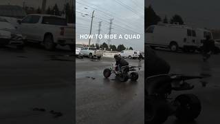 HOW TO RIDE A QUAD !  #youtubeshorts #howtorideamotorcycle #motovlog #drift