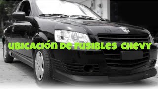 ubicación de fusibles y relay Chevy 2008 2012