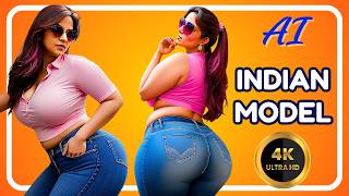 [4K AI Lookbook] AI Jeans Pant Wali | AI Jjeans Girl | AI Models | Dress to Impress