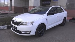 2017 Škoda Rapid Hockey Edition 1.6 MPI MT 90 л.с. Обзор (интерьер, экстерьер, двигатель).