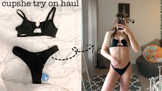 cupshe try on haul | bikinis & their new line