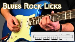 Blues Rock Licks 1 [Intermediate] with BACKING TRACK